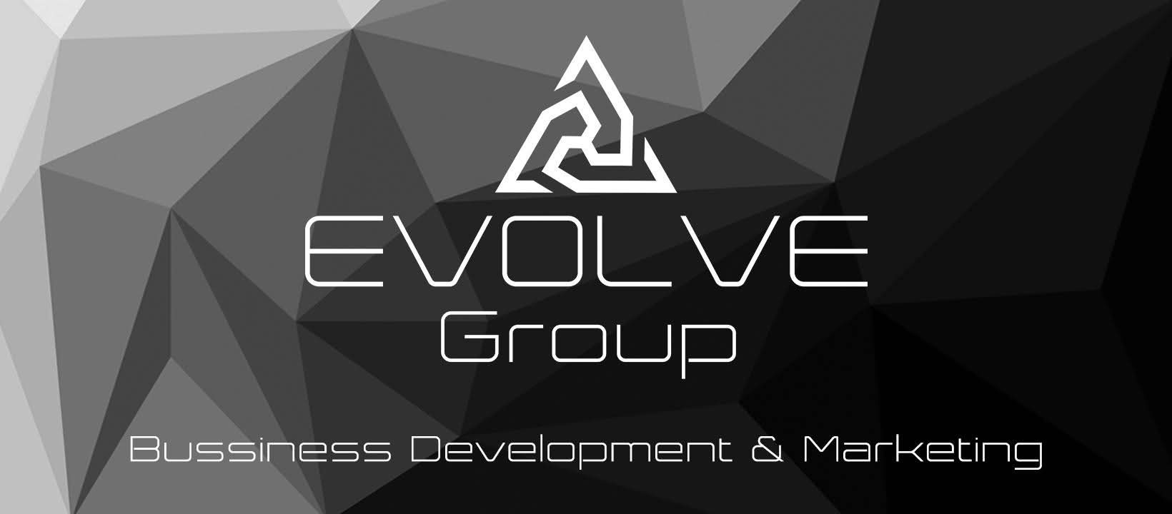 هوية EVOLVE لتطوير الأعمال والتسويق